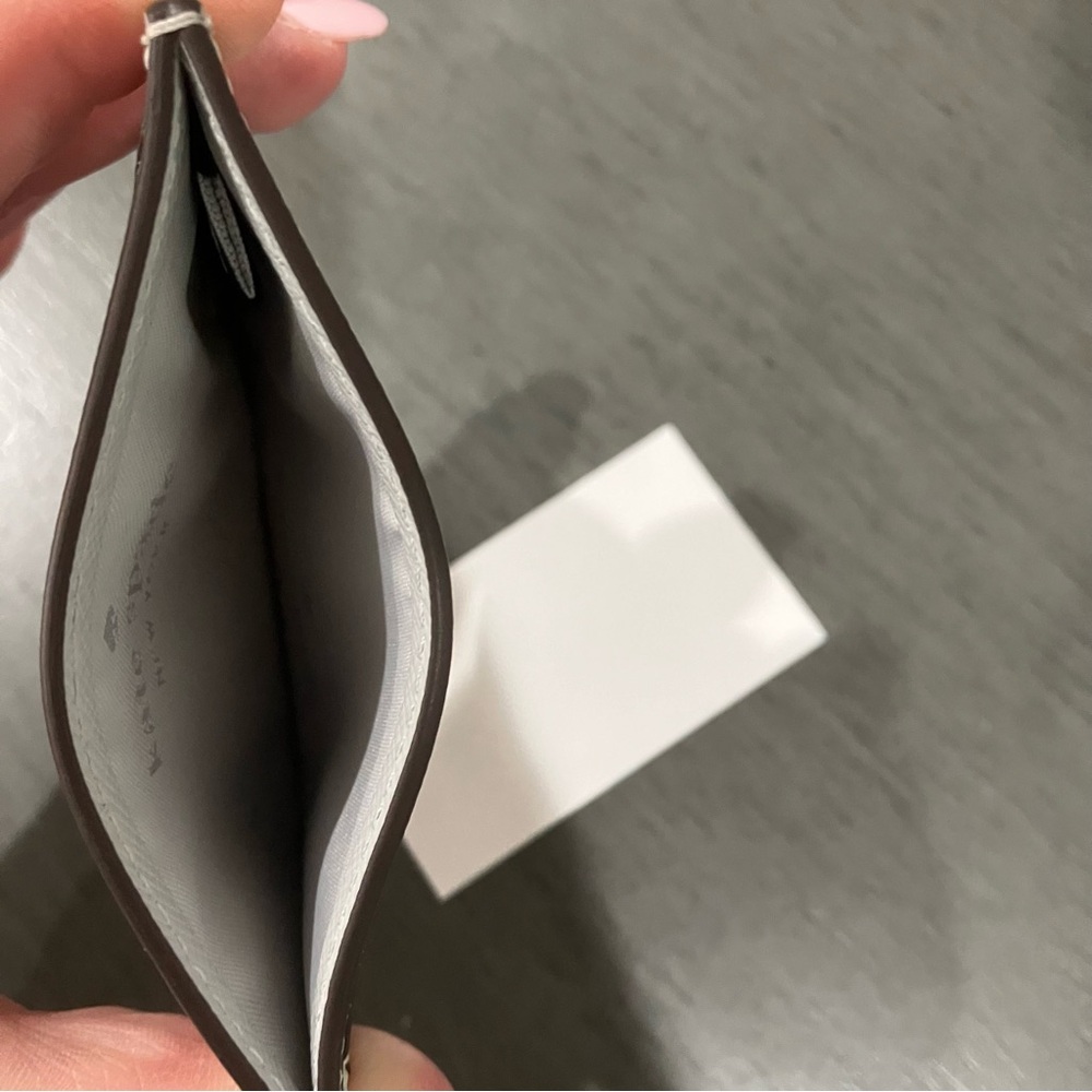 NEW- Kate Spade Gray Card Holder - Picture 4 of 5